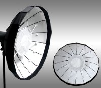 24in Cloth Beauty Dish (White 16 Panels, w/ Bowens Mt. Ring)