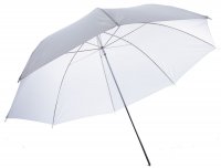 36in White Translucent Umbrella, 8 Panels