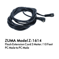 Flash Ext Cord 3 Mtr / 10 ft PC Male to PC Male