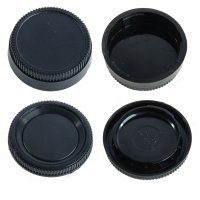 Rear Lens Cap Body Cap Kit for Nikon F