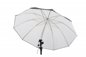 45" Black/White Umbrella with 10 Panels